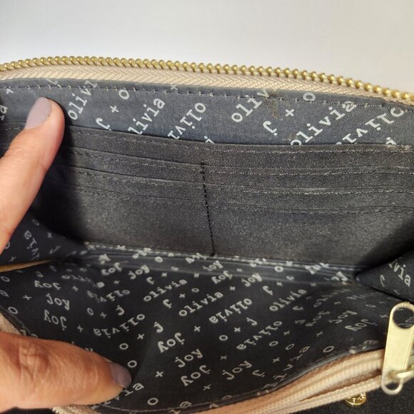 OLIVIA + JOY NEW YORK WOMENS CREAM COLOR WALLET - Picture 14 of 15